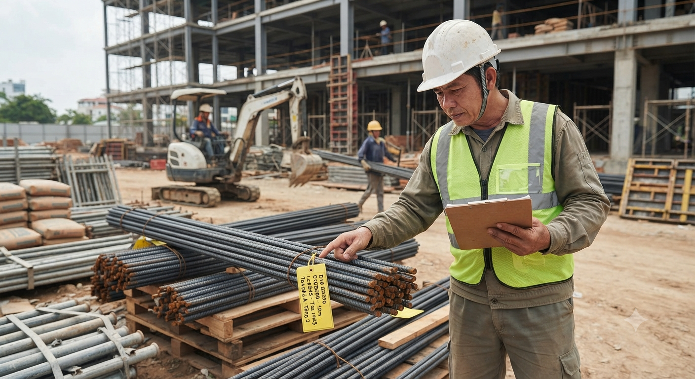 Tại sao việc ghi rõ thông tin khi đặt sắt thép lại quan trọng?